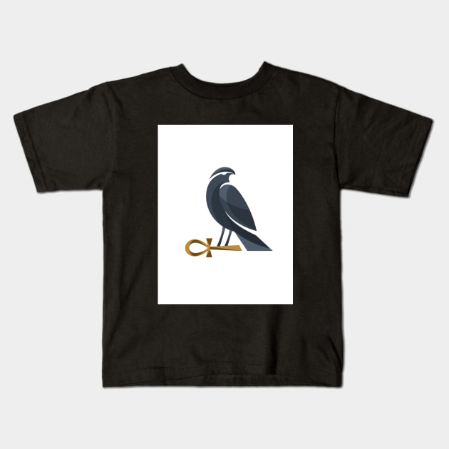 cute bird photo sample Kids T-Shirt by NTR_STUDIO